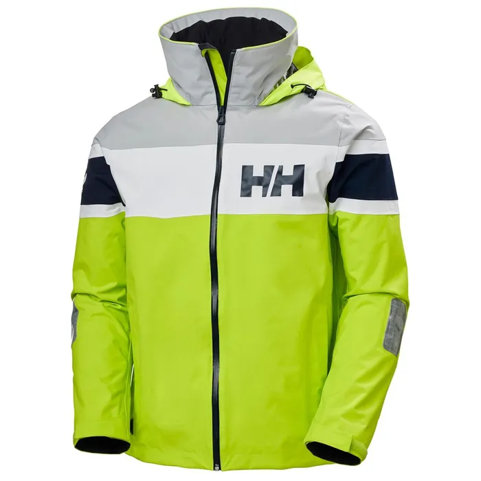 Casual Jackets Men Helly Hansen SALT FLAG JACKET 402 Azid Lime