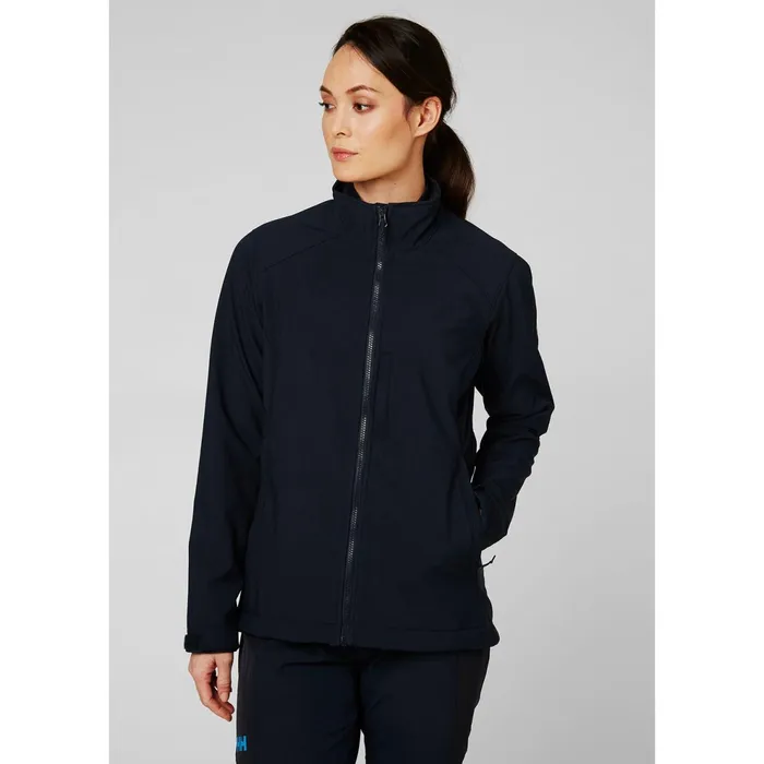 Casual Jackets Women Helly Hansen W PARAMOUNT SOFTSHELL JACKET 597 Navy