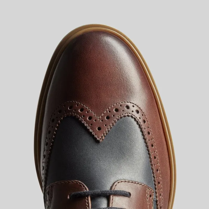 Chantry Wing British Tan Combination Men Clarks Casual Dress Shoes