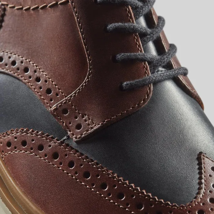 Chantry Wing British Tan Combination Men Clarks Casual Dress Shoes