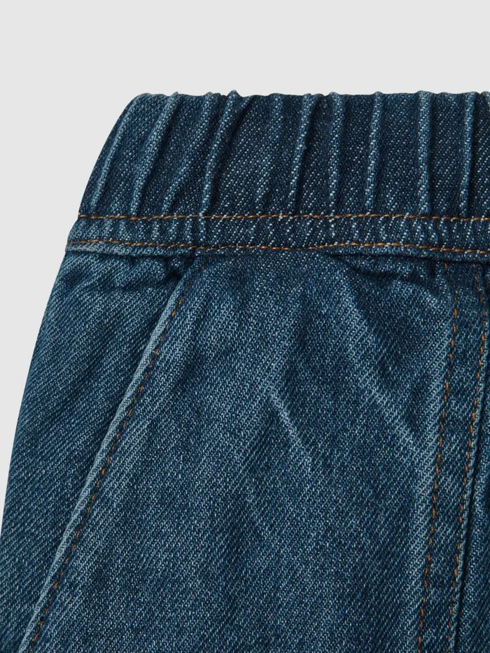 Children Reiss Skirts and Shorts Marloe Drawstring Denim Shorts Blue