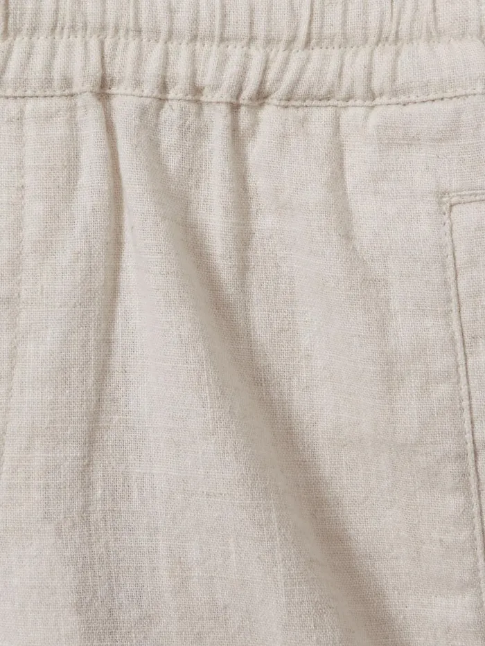 Children Reiss Sweats and Hoodies Acen Linen Drawstring Shorts Stone