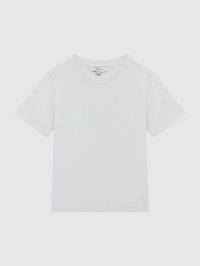 Children Reiss TShirts Bless Crew Neck TShirt White