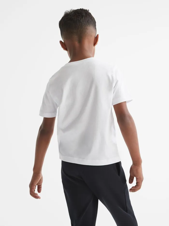 Children Reiss TShirts Bless Crew Neck TShirt White