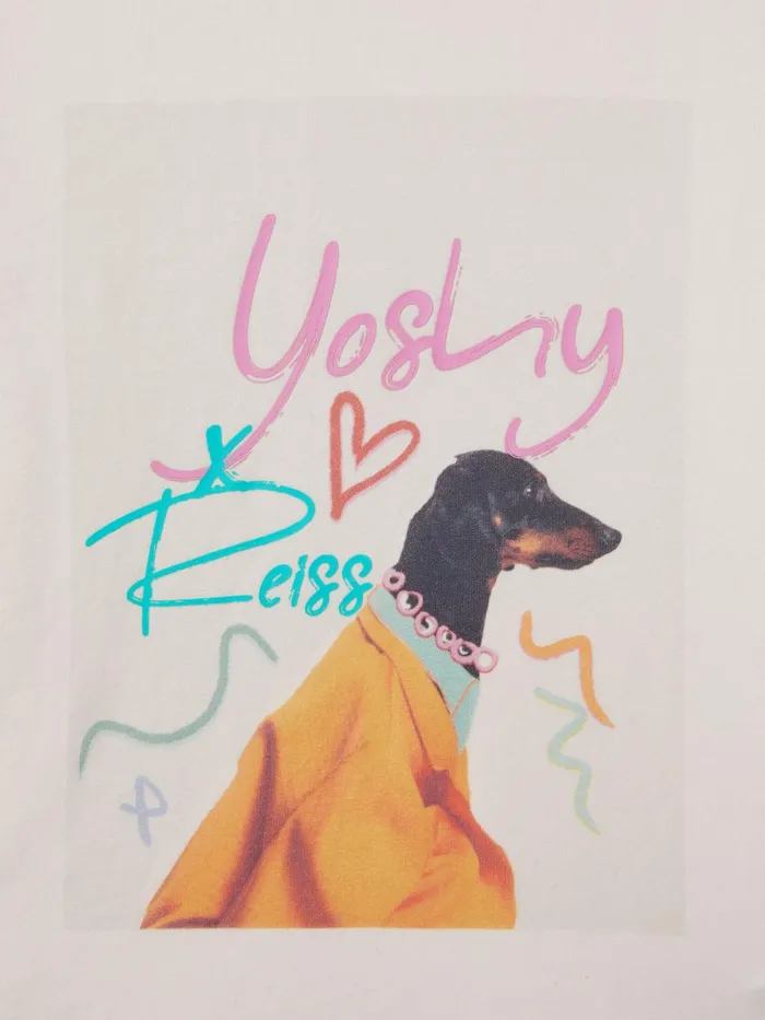 Children Reiss Tops and TShirts Yoshy Cotton Print TShirt Multi