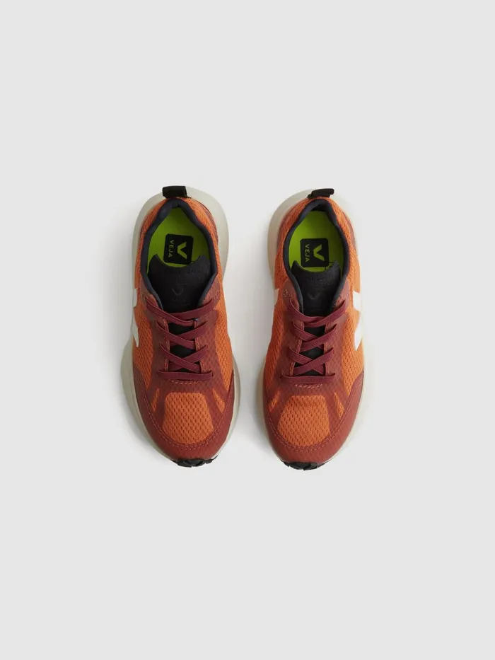 Children Reiss Veja Small Canary Light Veja Mesh Trainers Pumpkin White
