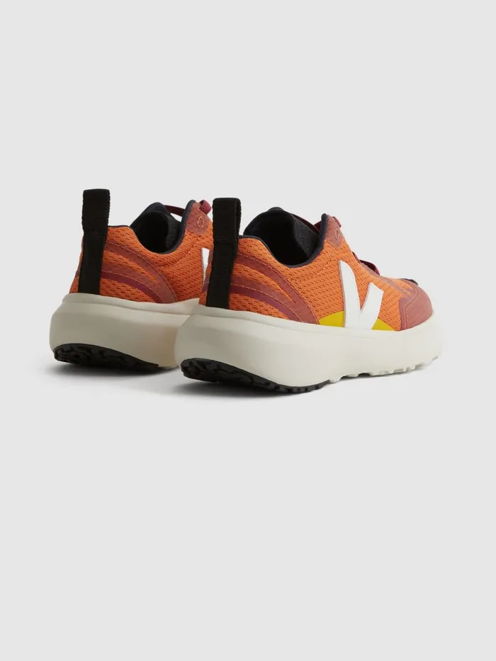Children Reiss Veja Small Canary Light Veja Mesh Trainers Pumpkin White