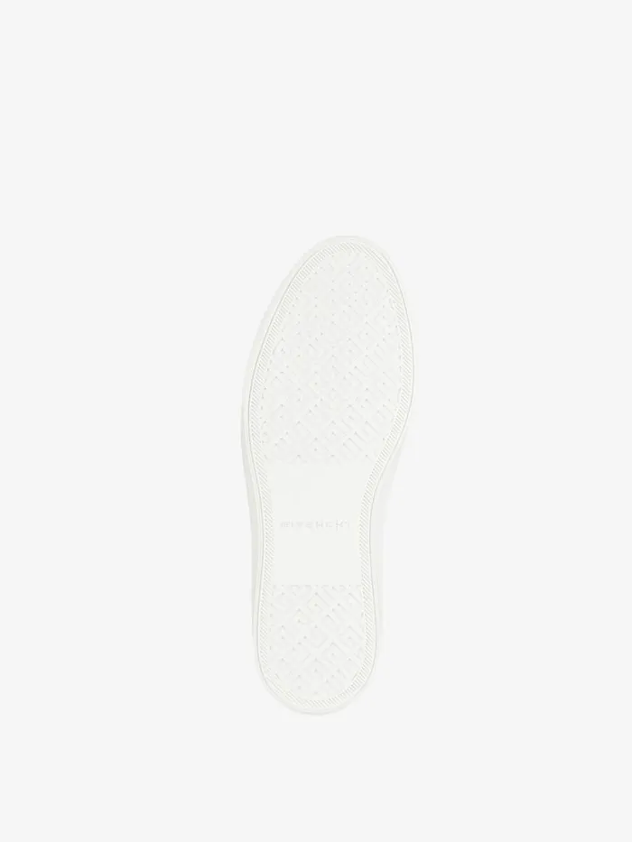 City Sport Sneakers In Leather Whiteblack Men Givenchy Sneakers