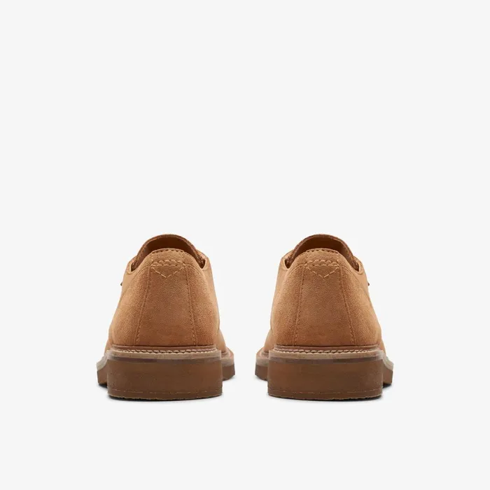 Clarkdale Derby Light Tan Suede Men Clarks Casual Dress Shoes