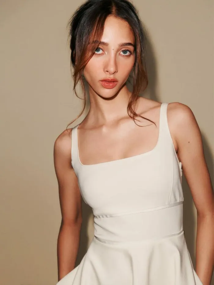 Clothing The Reformation Barclay Dress Fior Di Latte