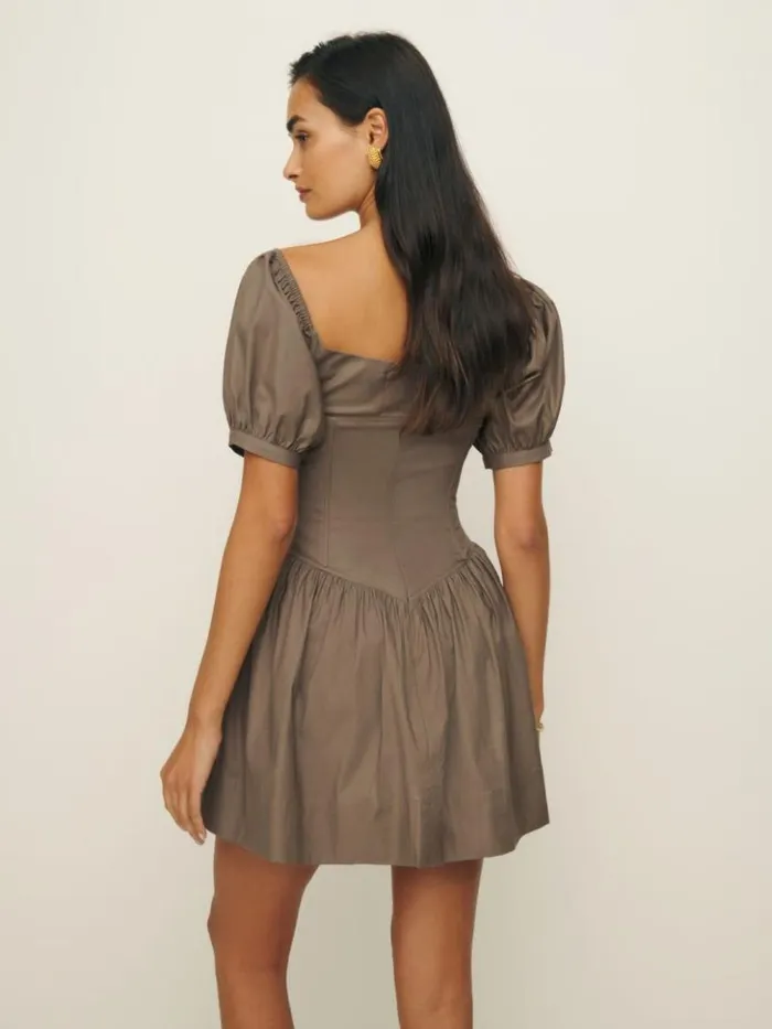 Clothing The Reformation Calie Dress Mushroom
