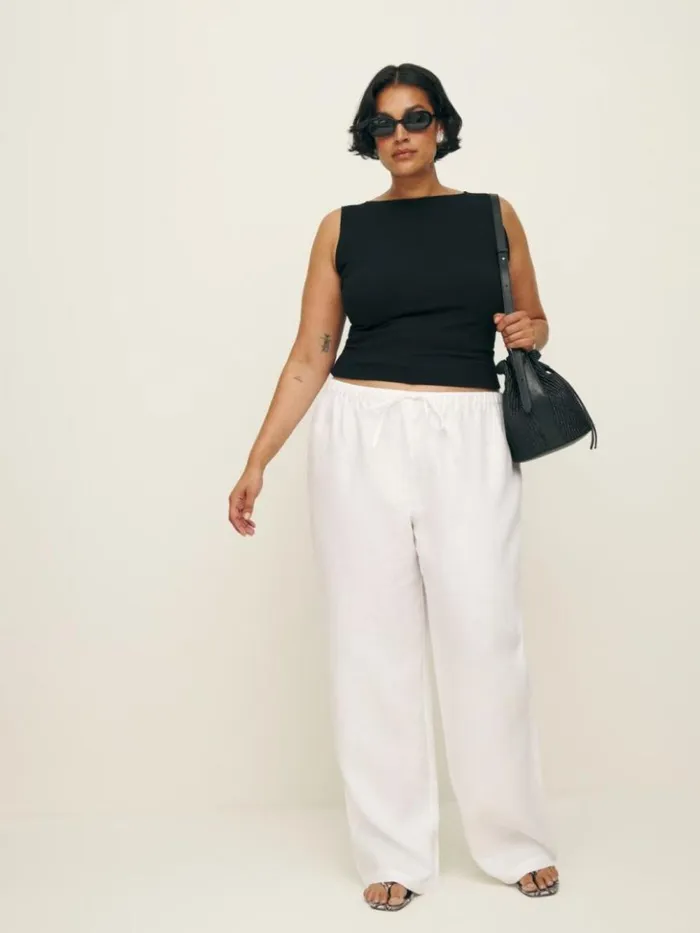Clothing The Reformation Dusk Knit Top Es Black