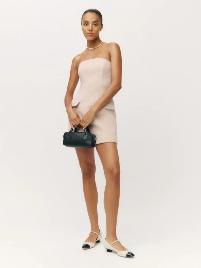 Clothing The Reformation Emani Dress Cream