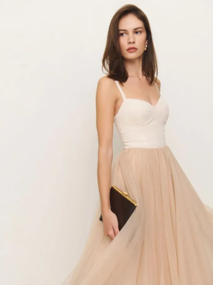 Clothing The Reformation Esmarie Dress Prosecco With Biscotti
