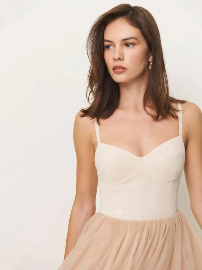 Clothing The Reformation Esmarie Dress Prosecco With Biscotti