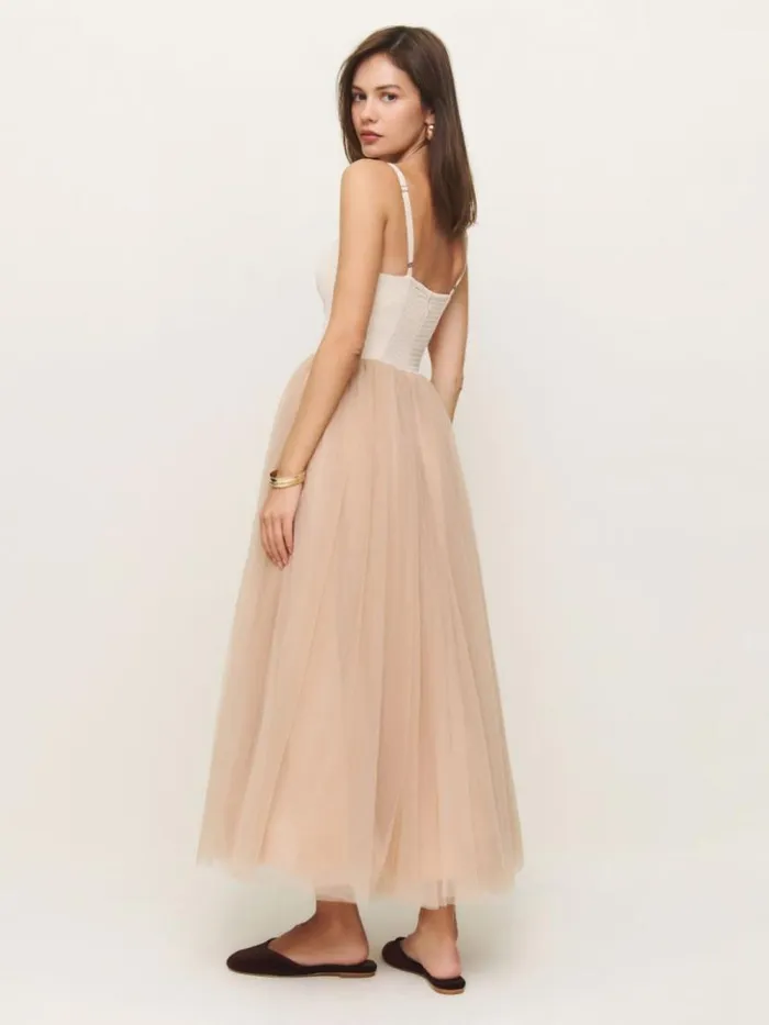 Clothing The Reformation Esmarie Dress Prosecco With Biscotti