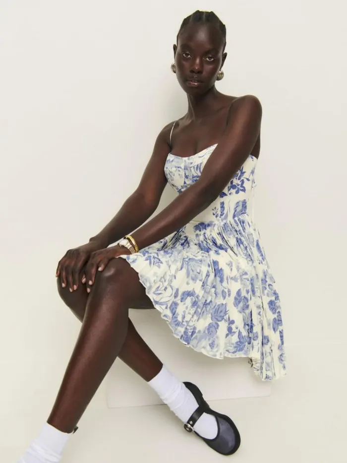 Clothing The Reformation Ezlynn Dress Lucerne