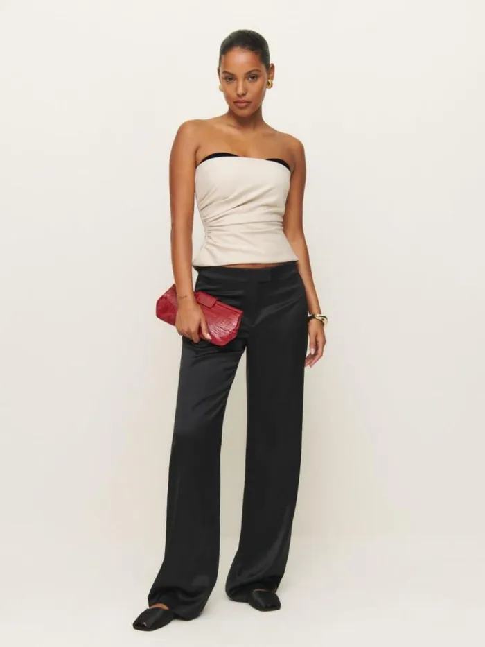 Clothing The Reformation Haylee Top Cream