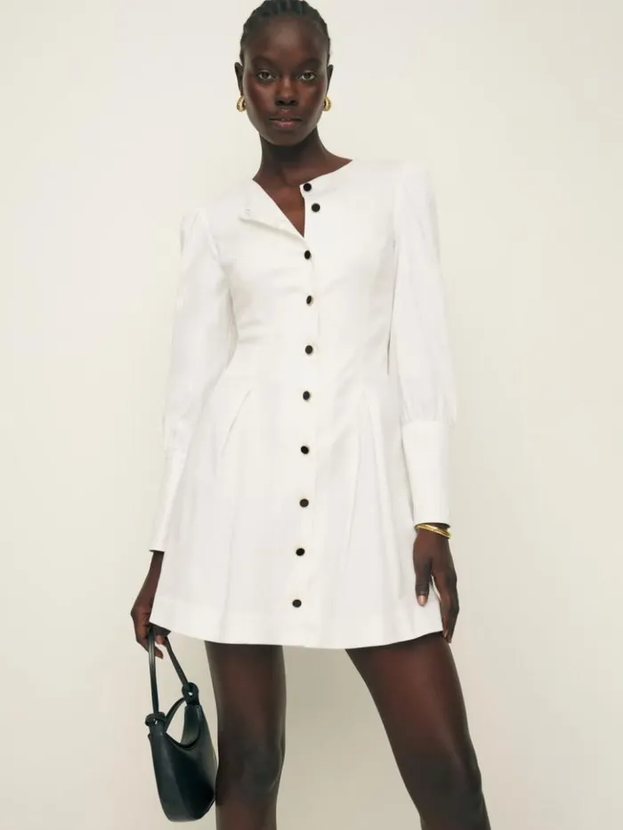 Clothing The Reformation Lovisa Dress White