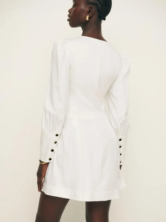 Clothing The Reformation Lovisa Dress White