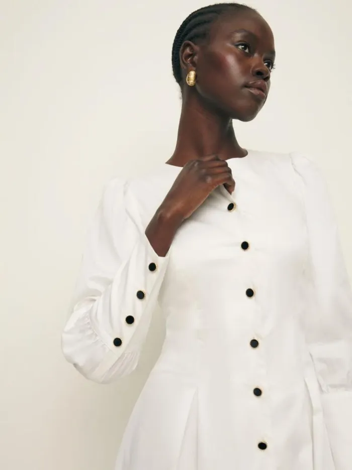 Clothing The Reformation Lovisa Dress White