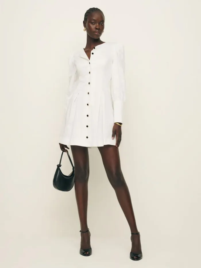 Clothing The Reformation Lovisa Dress White