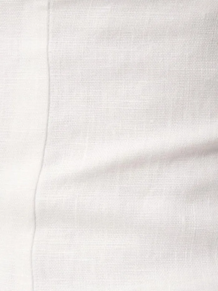 Clothing The Reformation Malika Linen Top White