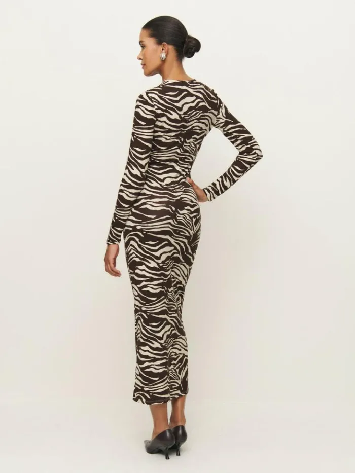 Clothing The Reformation Tommie Knit Dress Stampede