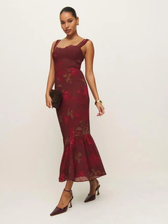 ClothingWeddings The Reformation Irisa Dress Barcelona Border
