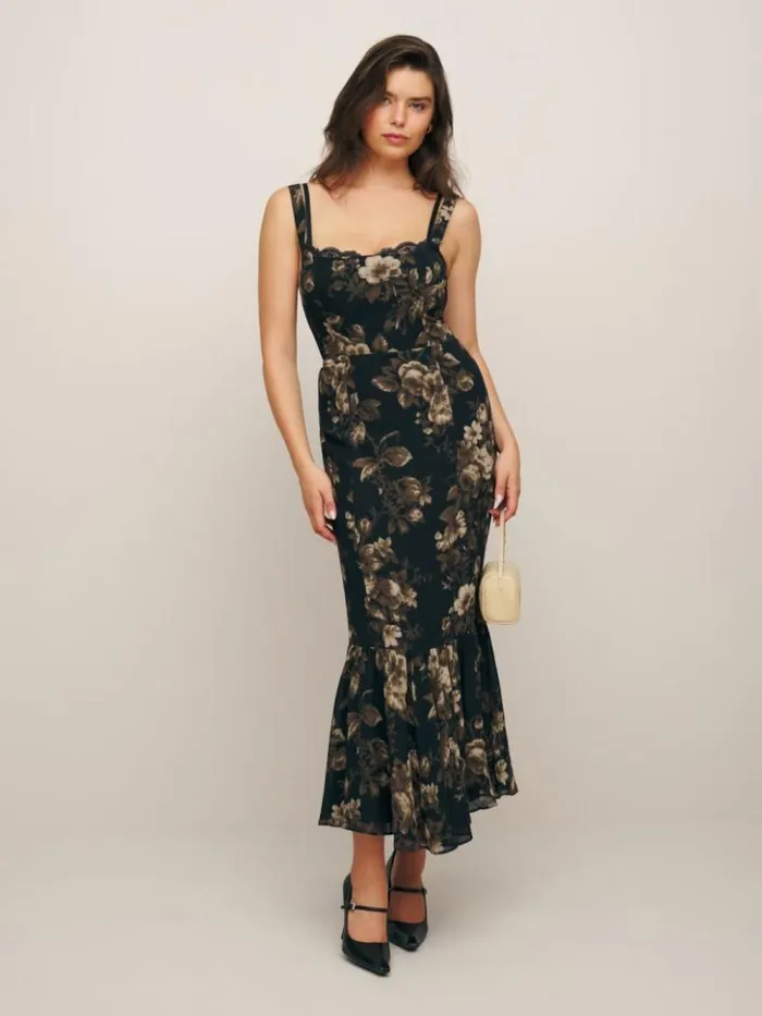 ClothingWeddings The Reformation Irisa Dress Grand Dame