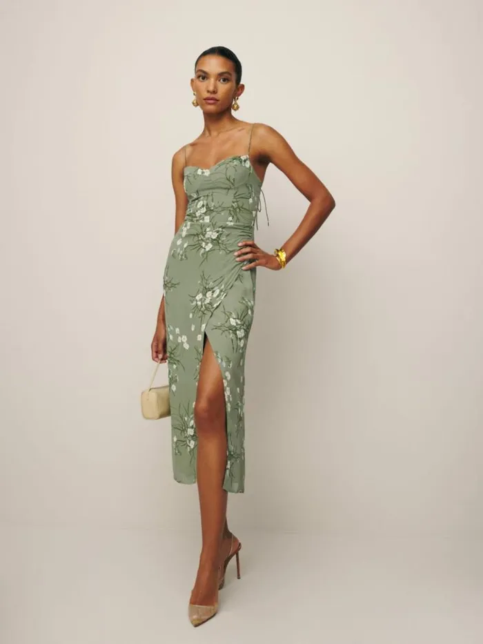 ClothingWeddings The Reformation Kourtney Dress Bonita