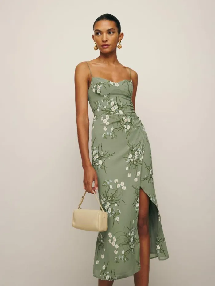 ClothingWeddings The Reformation Kourtney Dress Bonita