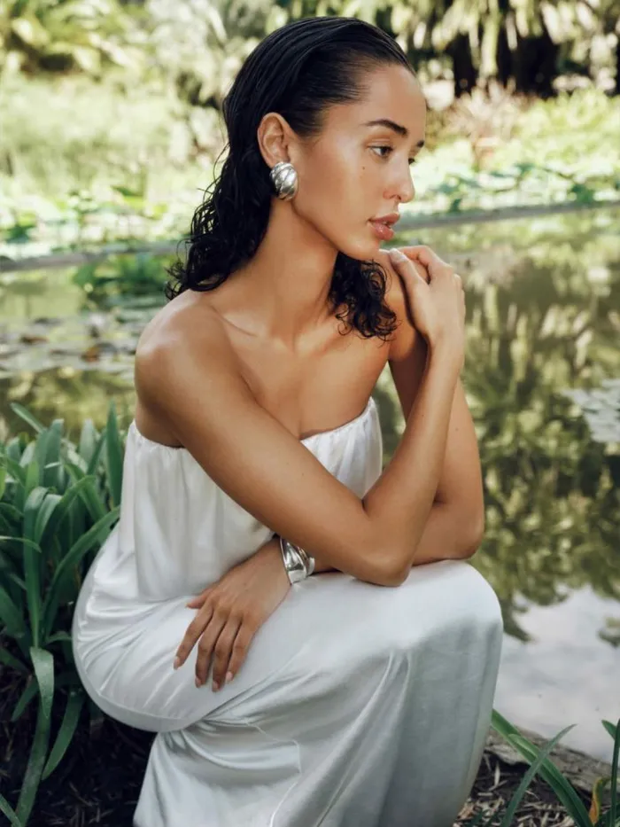 ClothingWeddings The Reformation Oletta Dress Ivory