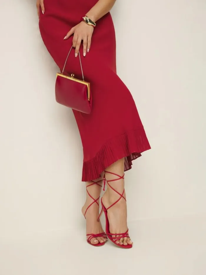 ClothingWeddings The Reformation Suki Dress Sangre