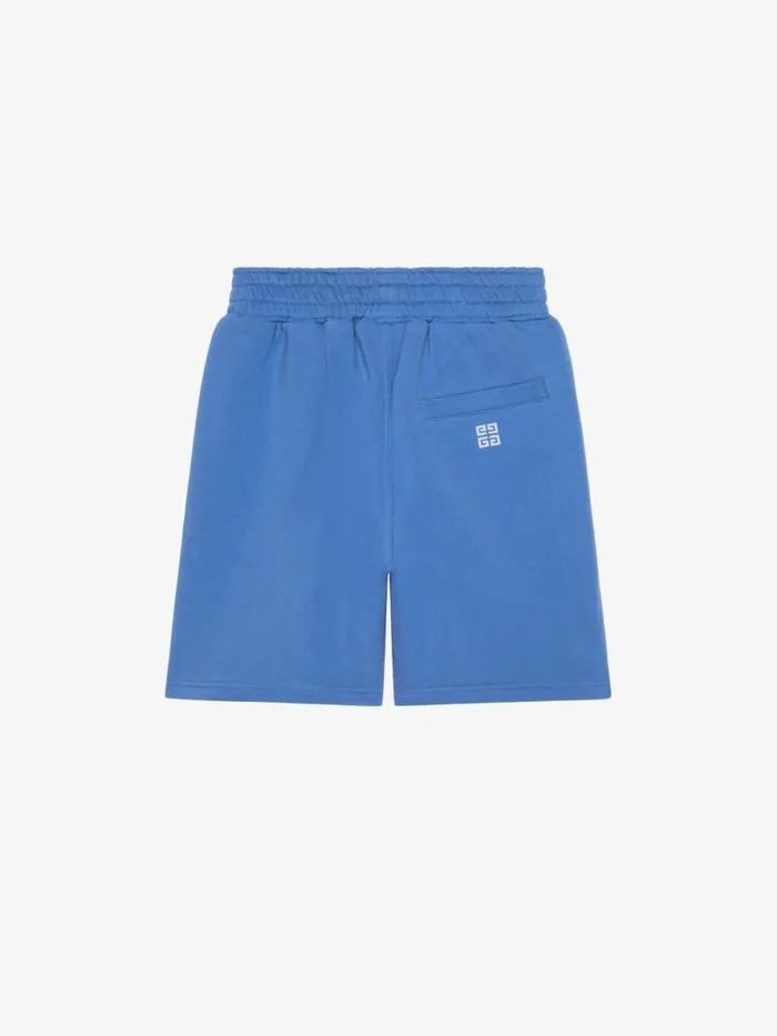 College Bermuda Shorts In Fleece Blue Kids Givenchy