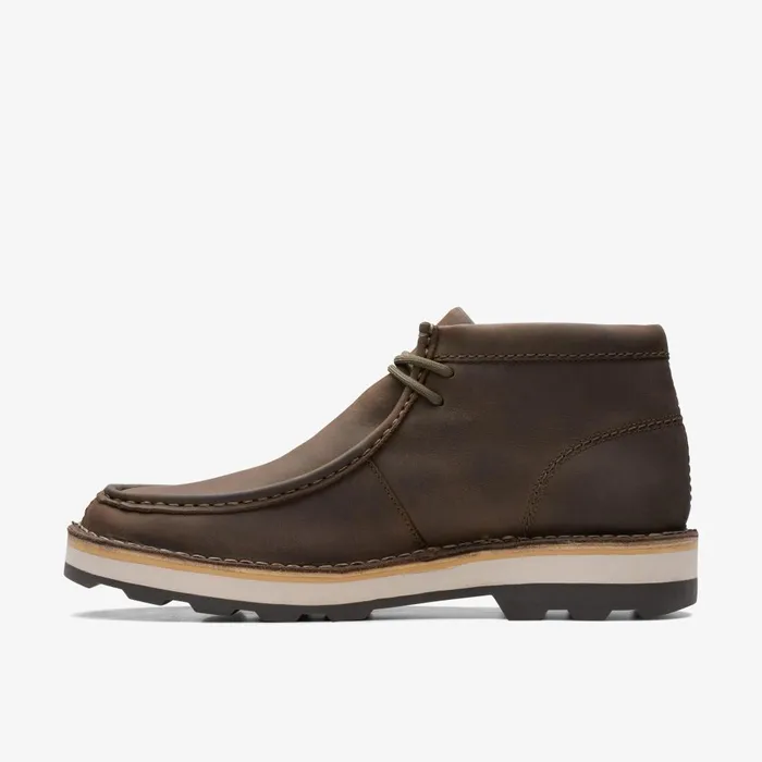 Corston Wally Waterproof Olive Leather Men Clarks Boots