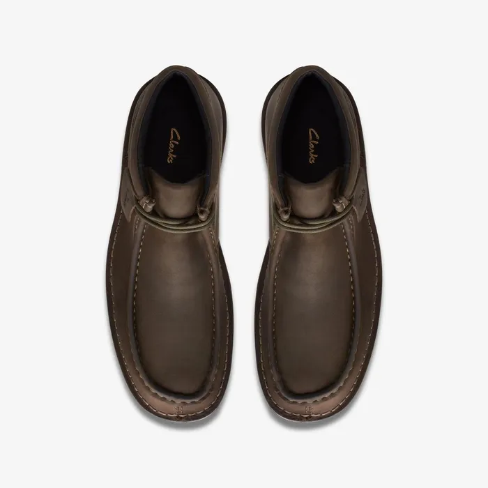 Corston Wally Waterproof Olive Leather Men Clarks Boots