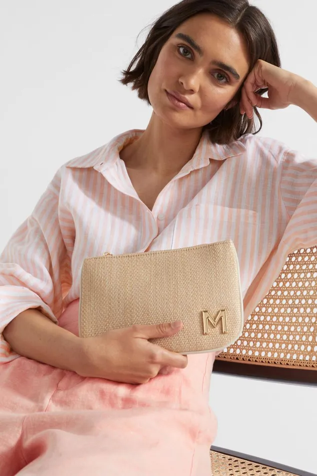 Cosmetic Bags Woman Seed Heritage Initial Pouch B