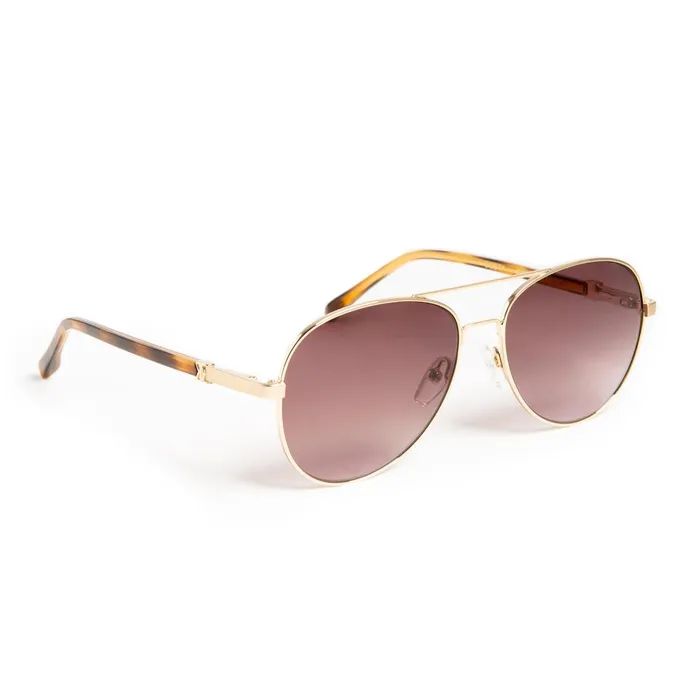 Costa Aviator Sunglasses 8211 Gold Tortoise Women Bruno Magli Sunglasses