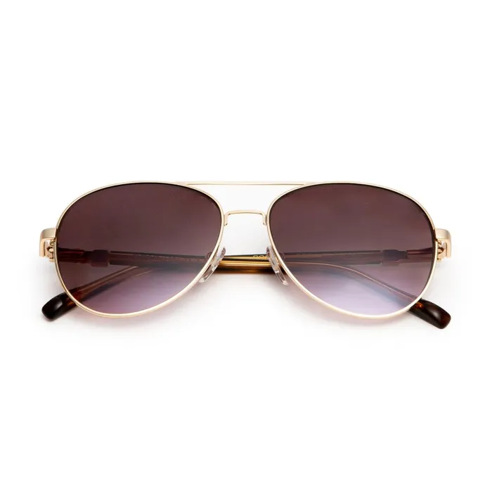 Costa Aviator Sunglasses 8211 Gold Tortoise Women Bruno Magli Sunglasses