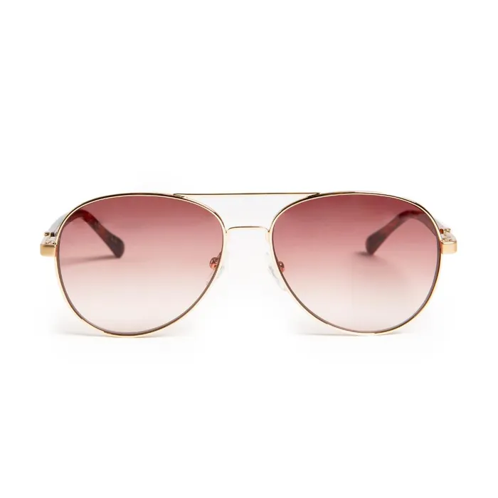 Costa Aviator Sunglasses 8211 Gold Women Bruno Magli Sunglasses