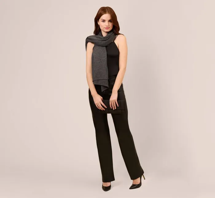 Cover Ups Womens Adrianna Papell Classic S039Hug With Tunnel Sleeves In Charcoal