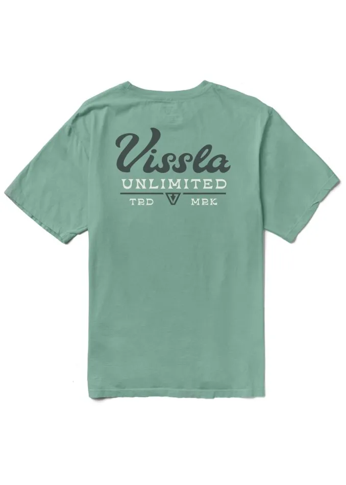 Craftsmen Organic Tee Jade Men Vissla Tees