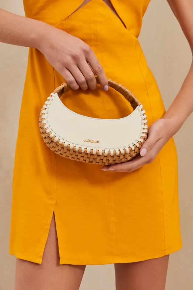 Cult Gaia Aiko Bag Off White Women Mini Bags Cult Gaia Aiko Bag Off White Women Mini Bags