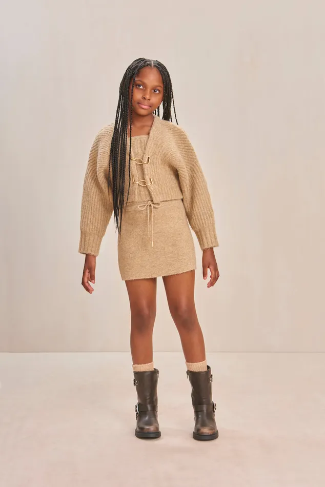 Cult Gaia Casella Top and Tank Set Bourbon Multi Kids Tops