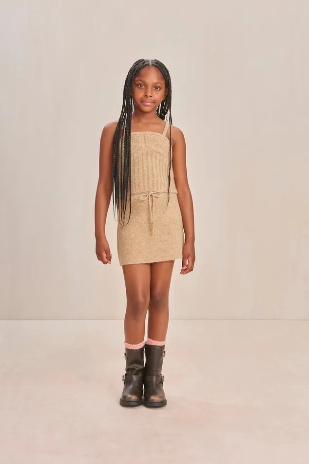Cult Gaia Casella Top and Tank Set Bourbon Multi Kids Tops