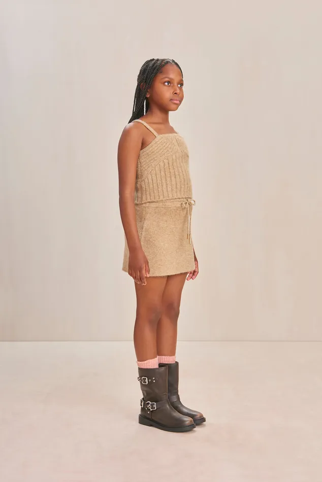 Cult Gaia Casella Top and Tank Set Bourbon Multi Kids Tops