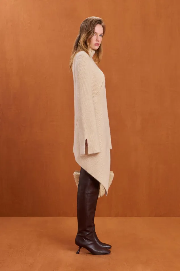 Cult Gaia Cooke Knit Dress Off White Women Dresses