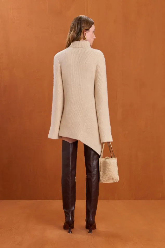 Cult Gaia Cooke Knit Dress Off White Women Dresses