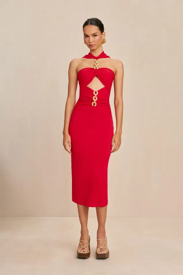 Cult Gaia Cristos Knit Dress Lollipop Women Dresses